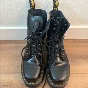 Dr. Martens Black Leather Boots